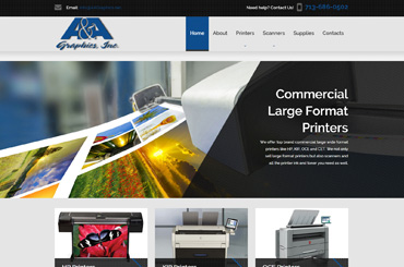 A&A Graphics Website Design