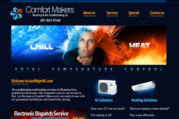 Just Right AC Website Design