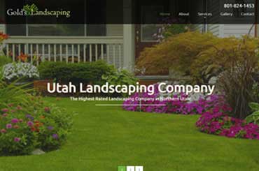 Utah Landscaping Web Design